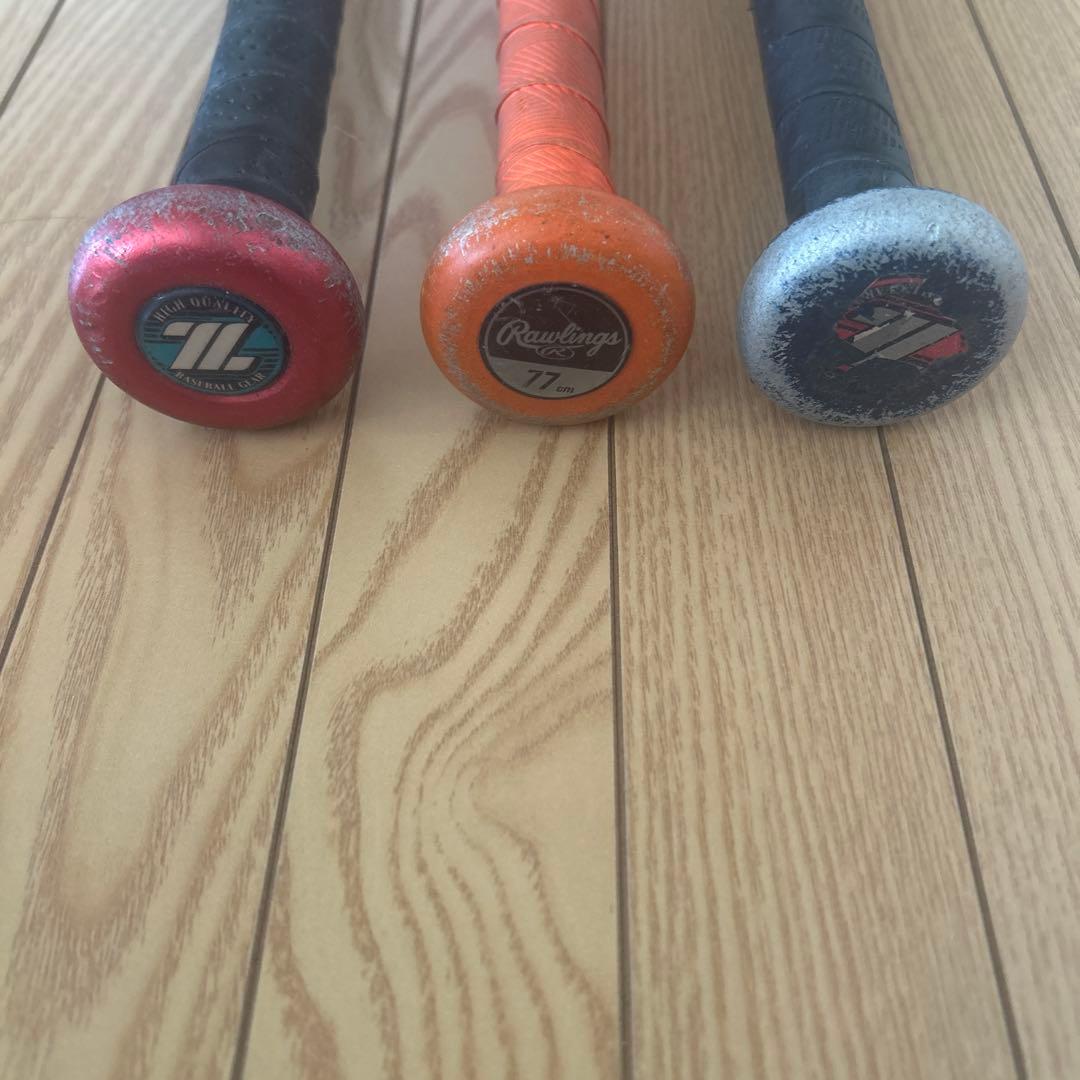 軟式バット 3本セット ZETT R J.S.B.
