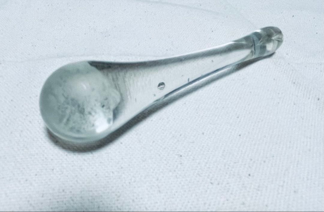 レトロ　昭和　医院使用品　ウランガラス乳鉢 乳棒セット ブラックライト発光