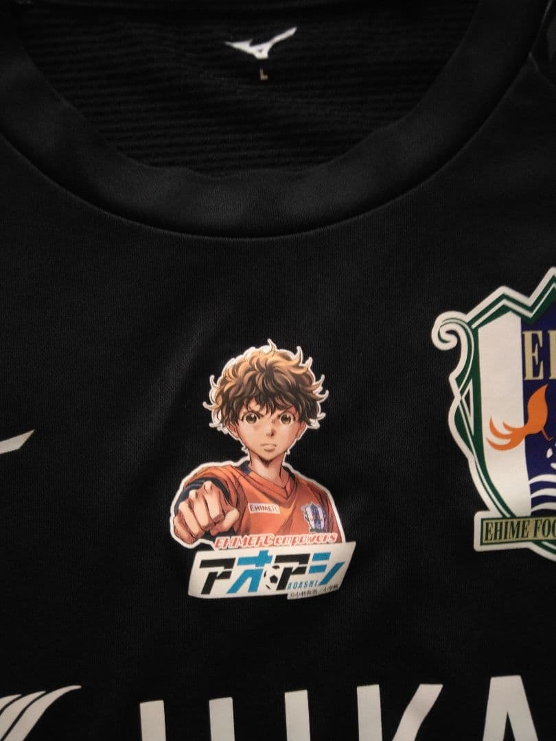 愛媛FC トレーニングウェア Mizuno アオアシ L