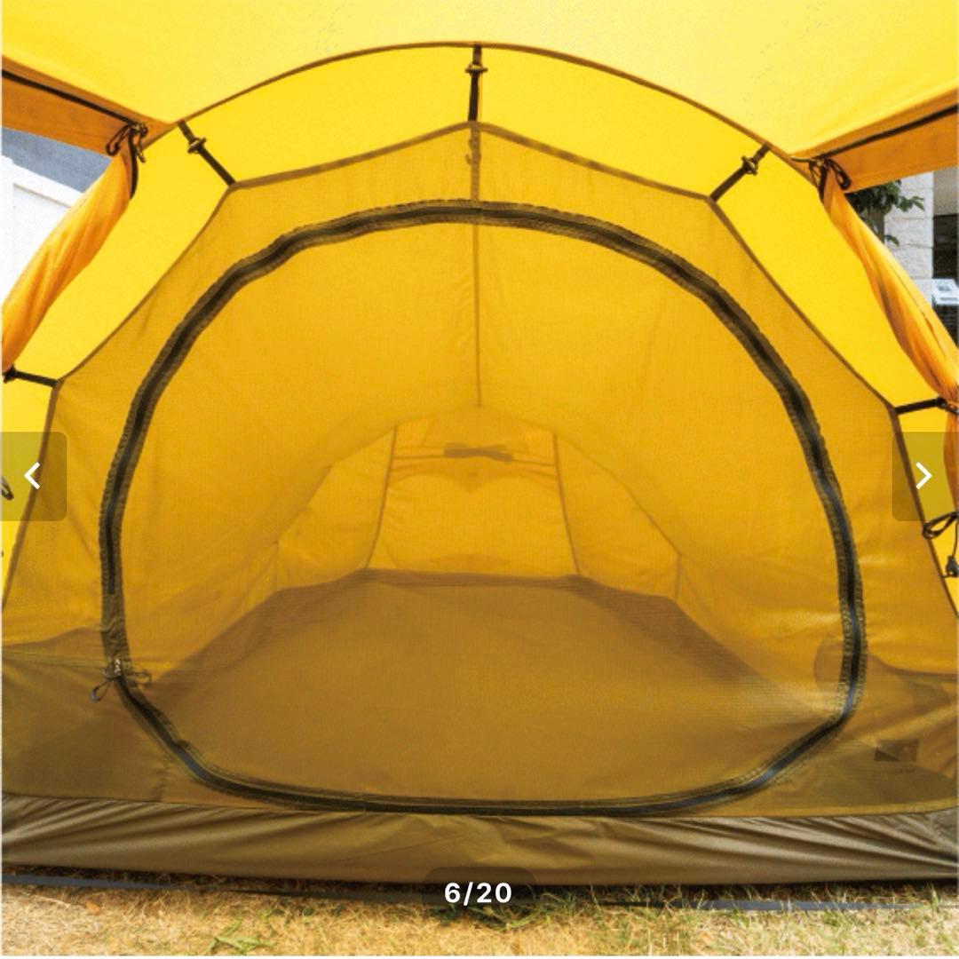 ZEROGRAM OAKLEAF 2P テント イエロー ゼログラム　シェルター