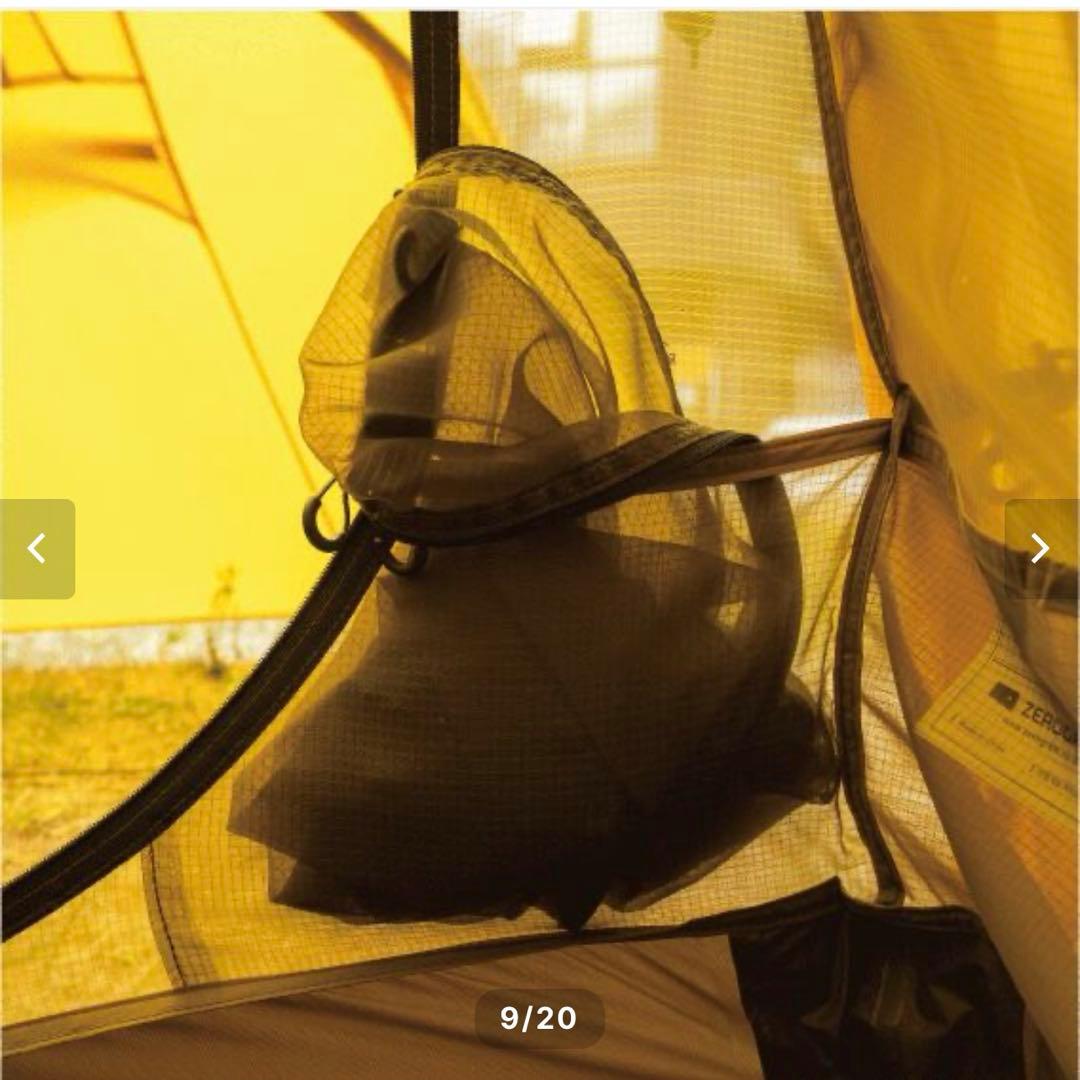 ZEROGRAM OAKLEAF 2P テント イエロー ゼログラム　シェルター