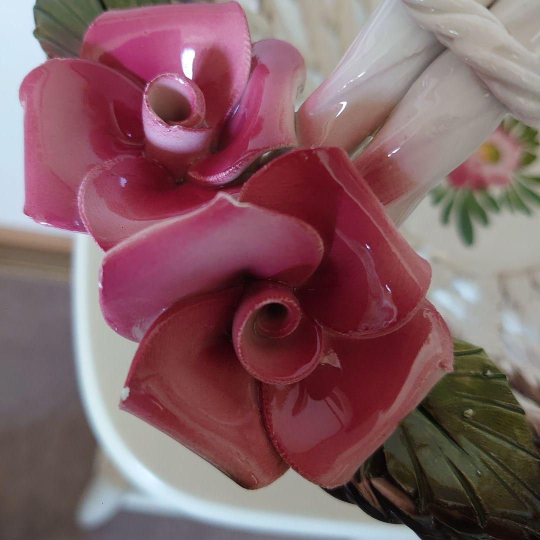 美品陶器バスケット