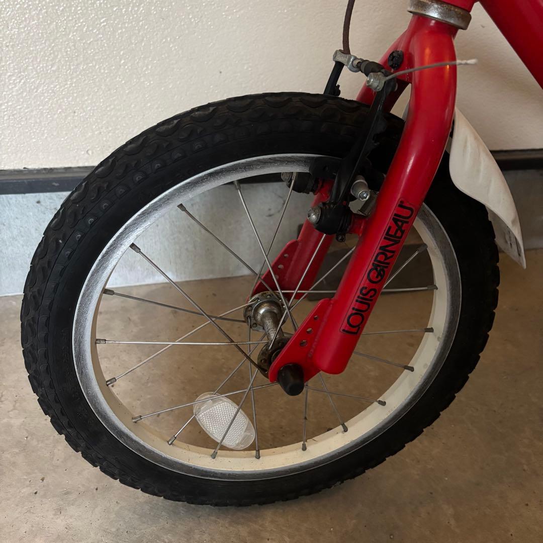 ルイガノ　キッズバイク　レッド 16インチ 幼児用自転車 補助輪付き