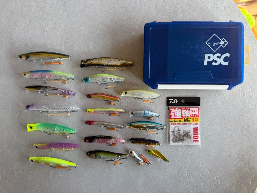 シーバスルアーセット 20個 PSCケース付き