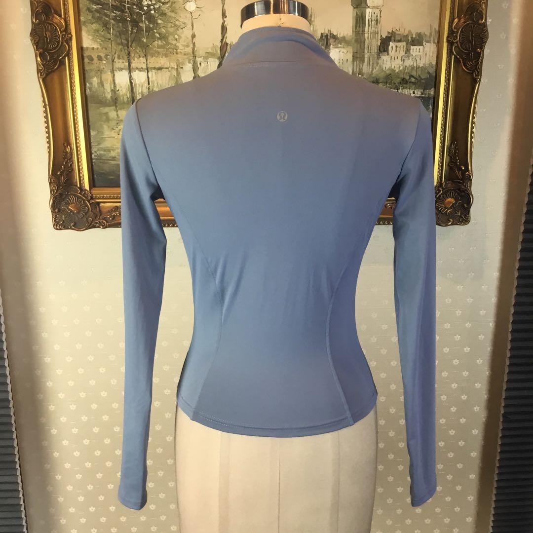 LULULEMON☆ サイズXL フィットジャケット スモークブルー