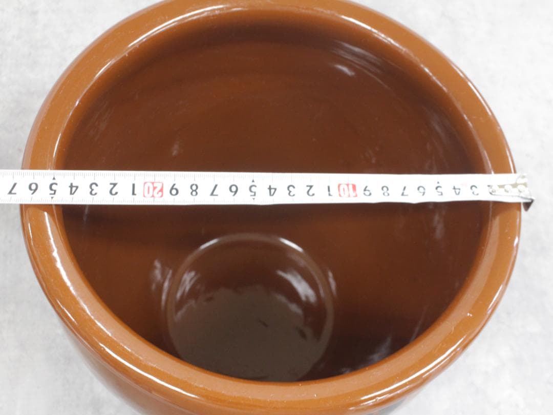▲2個セット 常滑焼 蓋付き甕 漬物鉢 梅干し 味噌 容器