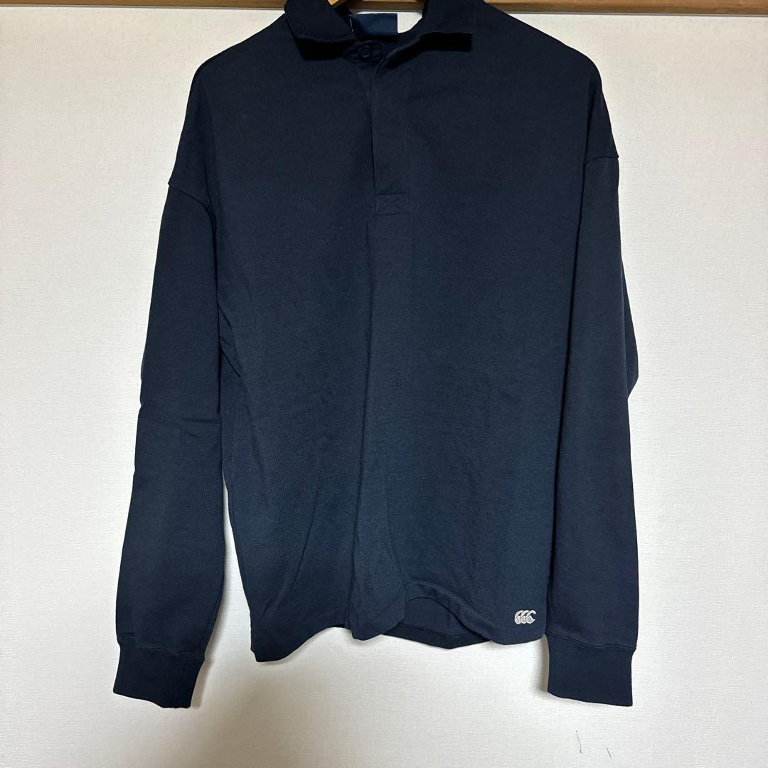 【美品】 ssz × canterbury ラグビーシャツ ネイビー