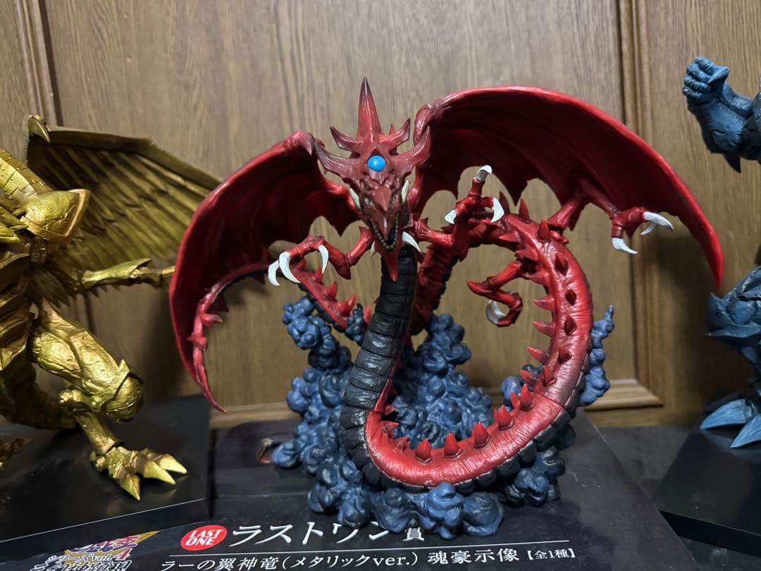 一番くじ 遊戯王 三幻神　3体セット魂豪示像 オシリス　ラー　オベリスククリボー