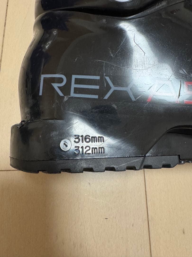 REXXAM スキーブーツ ブラック 27cm ※2/2までの限定値下げ