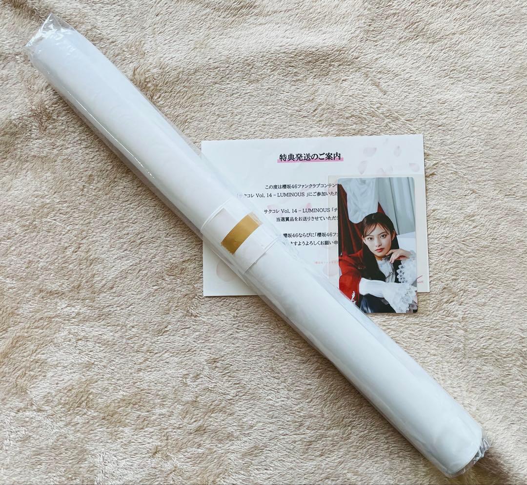 櫻坂46 遠藤光莉　サクコレS賞　直筆サイン入りB2ポスター 8月