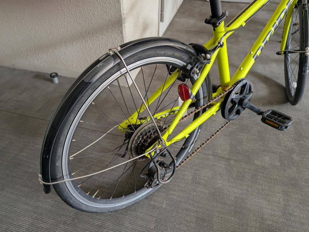 【香川県高松市内引渡限定】DRIDE 22インチ 子供用自転車 黄色