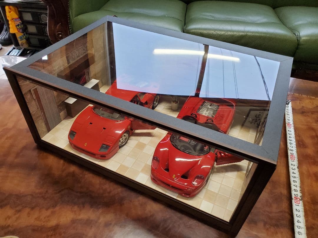 フェラーリF40 F50 1/18ジオラマセット　ポスター　LED　ブラーゴ
