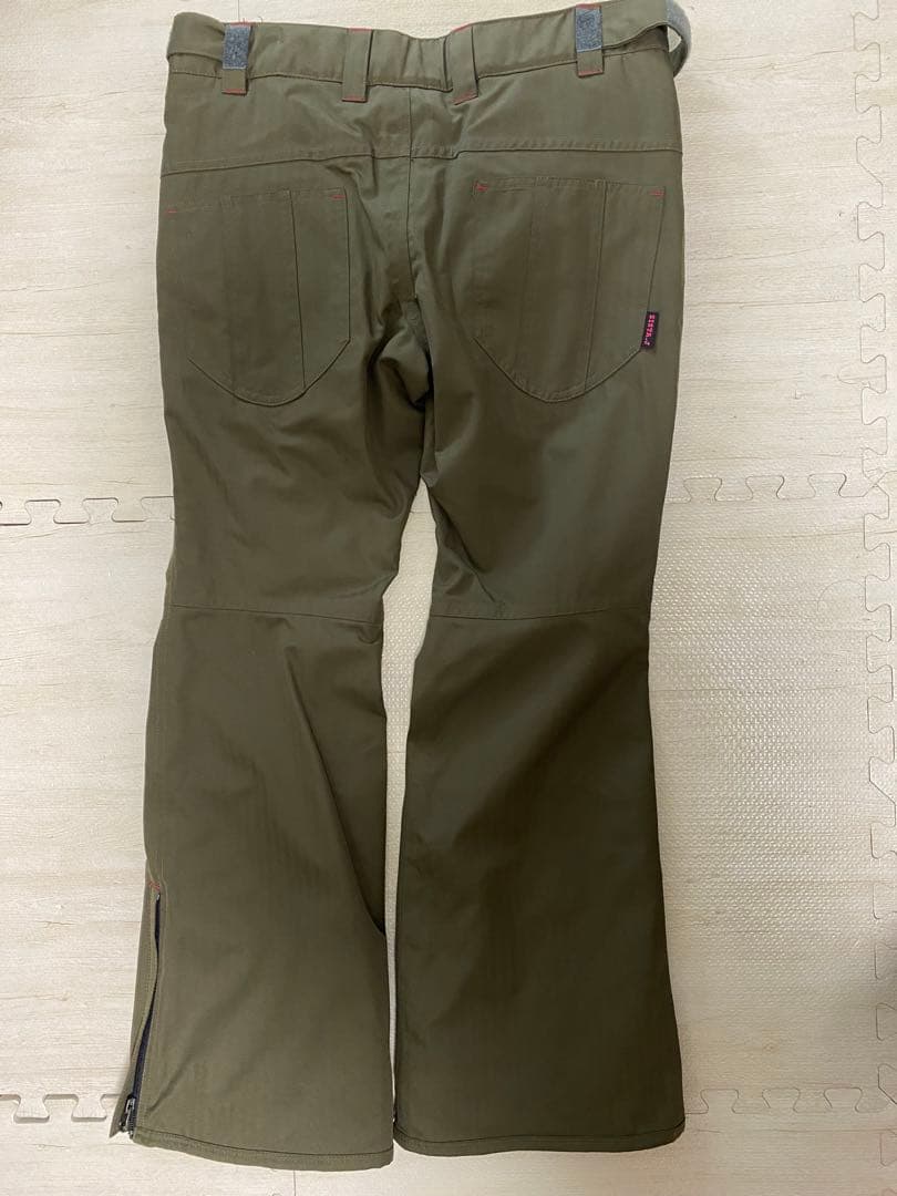 SISTA.J フレアスノーボードパンツ Sサイズ オリーブ
