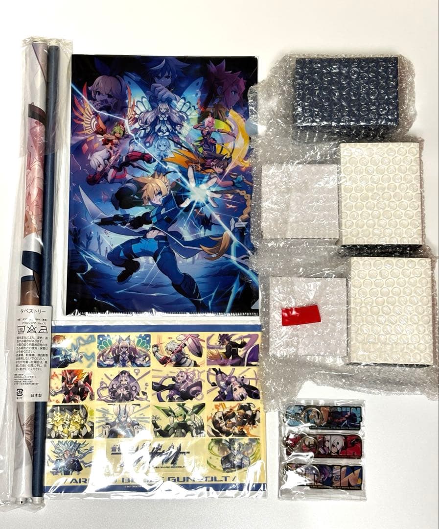 特典のみ 蒼き雷霆 ガンヴォルトファミ通DXパック ダブルクリスタルセット