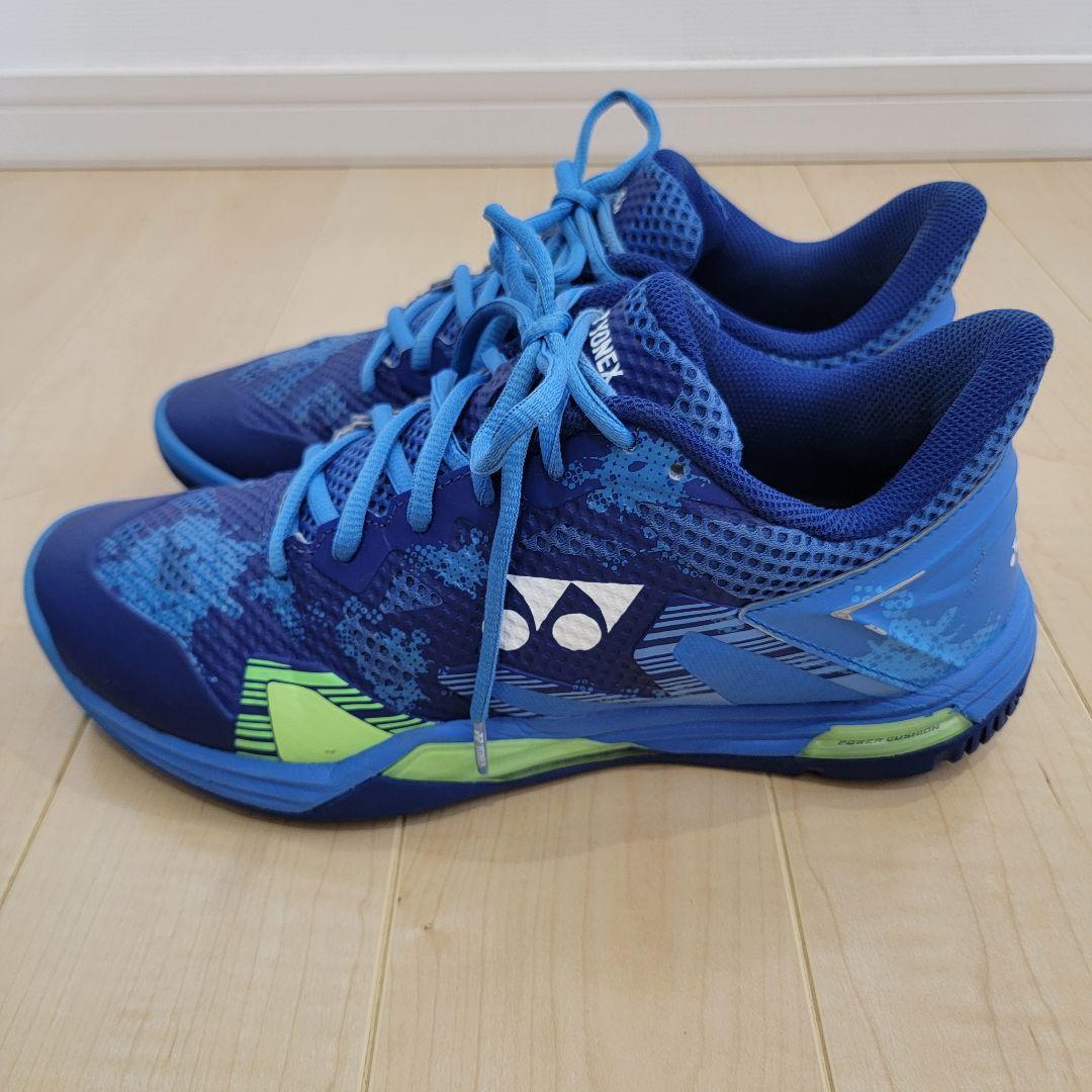 YONEX 27cm バドミントンシューズ ネイビーブルー パワークッション