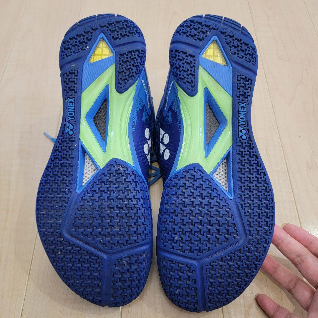 YONEX 27cm バドミントンシューズ ネイビーブルー パワークッション