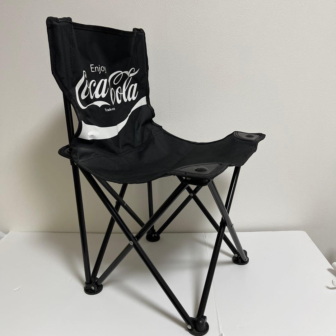 【激レア】Coca-Cola コカコーラ折りたたみイス　収納袋付き