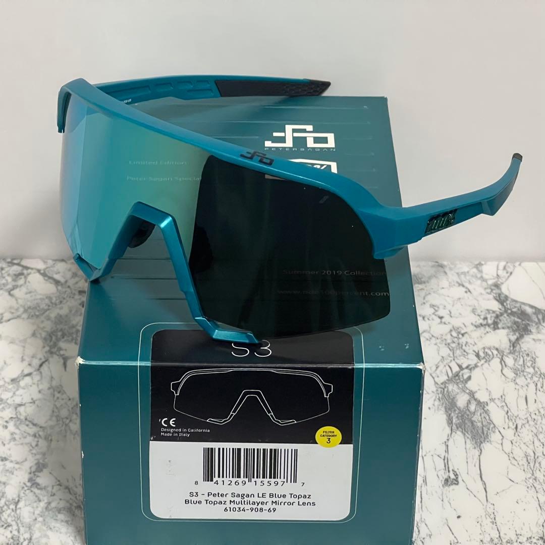 100% ワンハンドレッド サングラス S3 Sagan Blue Topaz