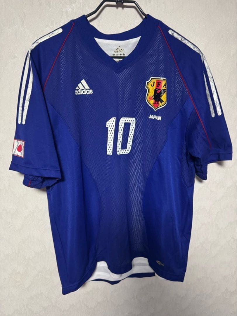 日本代表 ユニフォーム 2002 日韓W杯 アディダス 中村俊輔 Lサイズ