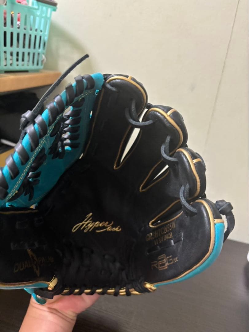 Rawlings Hypertech 軟式 黒/ターコイズ【超美品激レア】