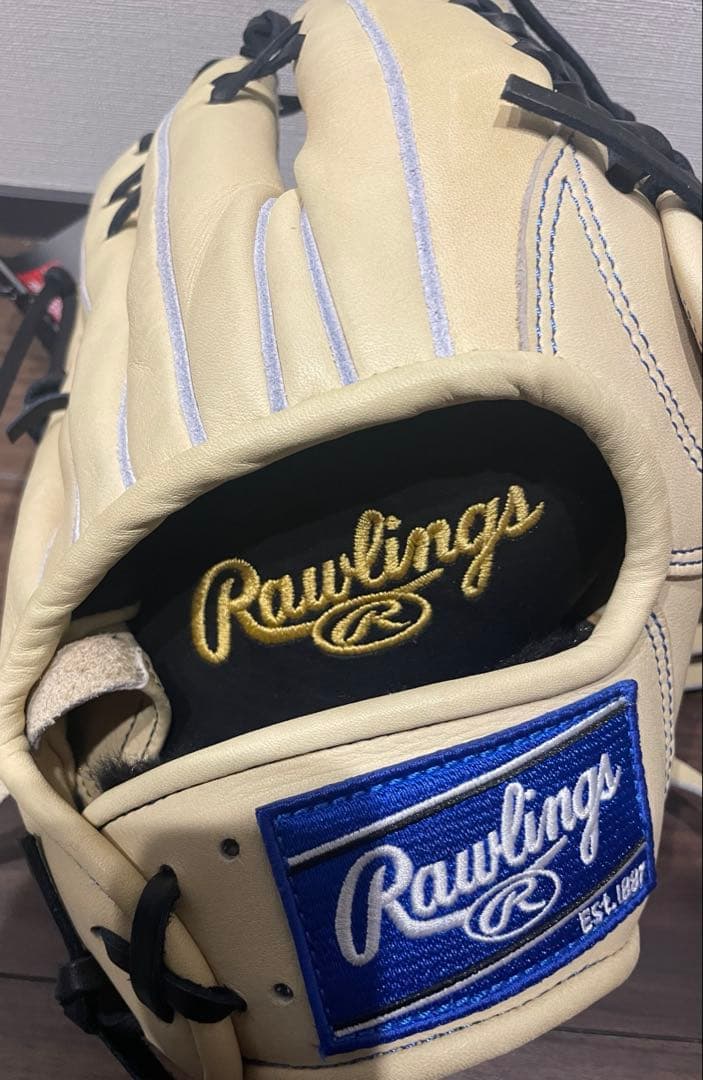美品　ローリングス　軟式グローブ　外野手用　12.75インチ