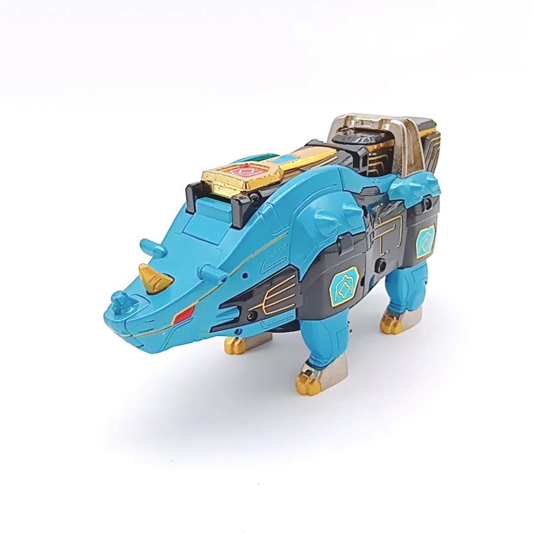 【希少品】百獣戦隊ガオレンジャー DXガオジュラフ ディアス ライノス キング