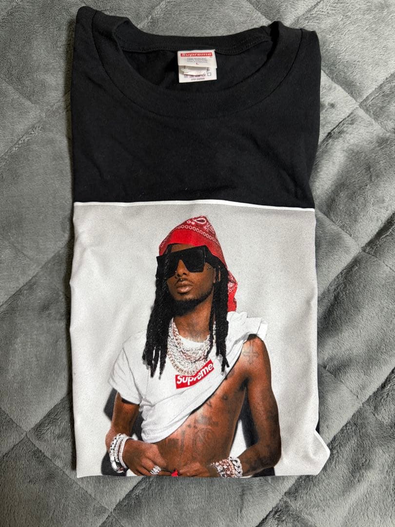 アイドル Supreme Playboi Carti Tee \"Black\"