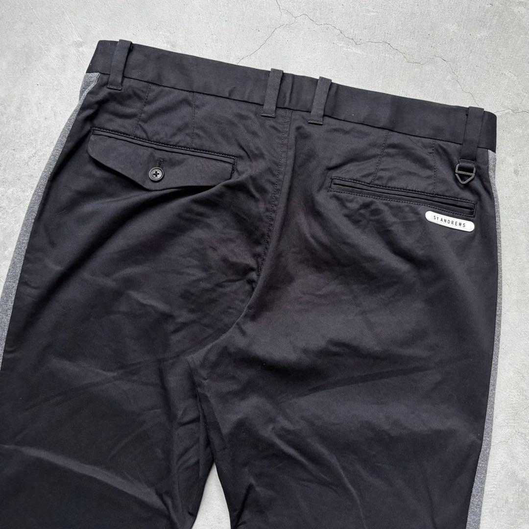 St ANDREWS セントアンドリュース ストレッチロングパンツ サイドライン