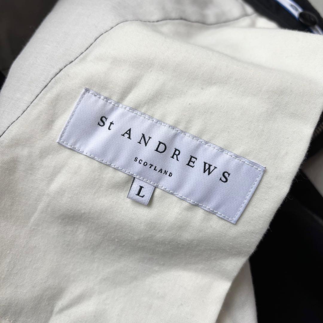 St ANDREWS セントアンドリュース ストレッチロングパンツ サイドライン