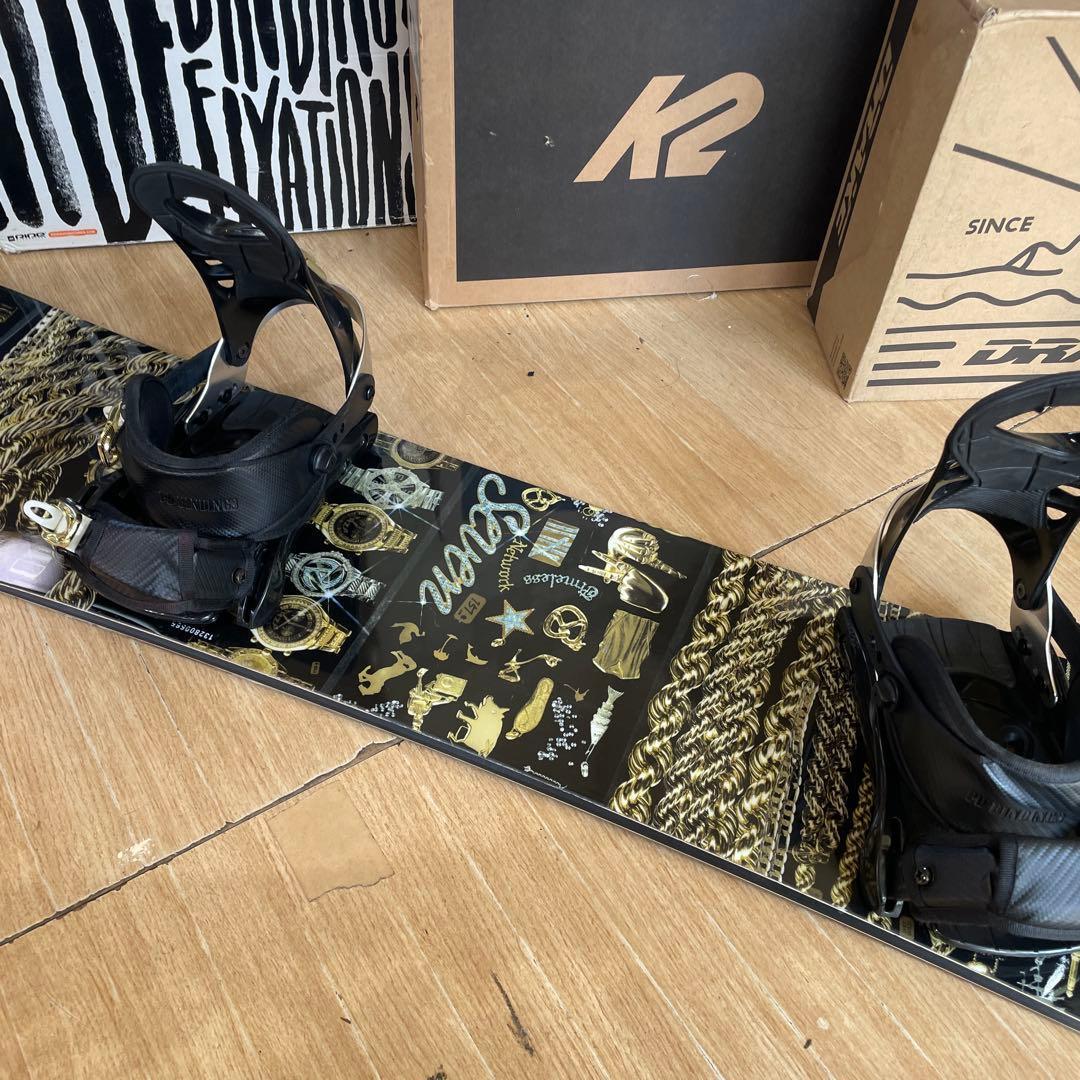 BURTON　バートン　バインディング付きスノーボードセット　ジブ・グラトリ