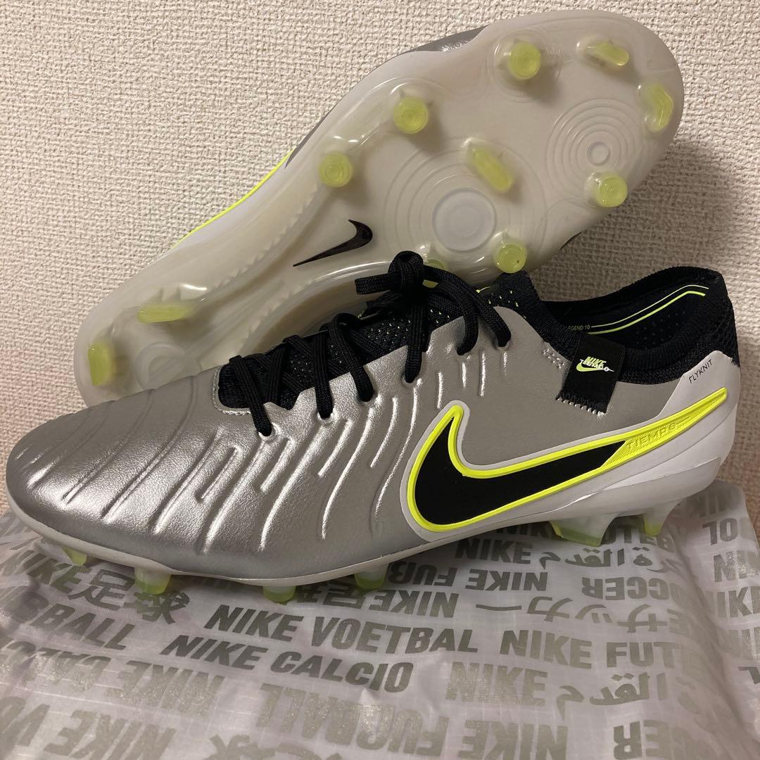 NIKE LEGEND 10 ELITE FG 28.5 レジェンド10 銀黄