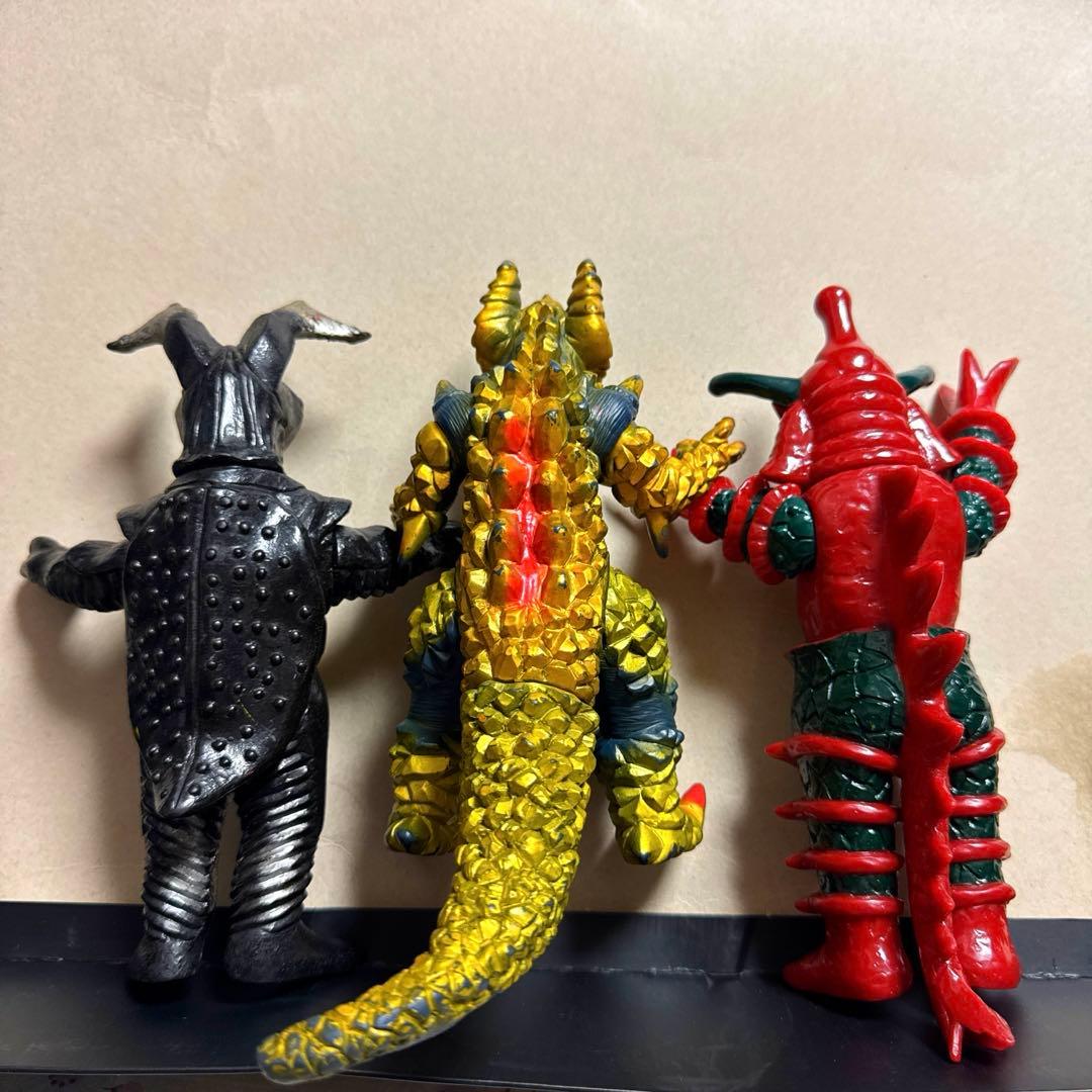 円谷＆BANDAIウルトラ怪獣超力怪獣ゴルドラス ソフビ、ゼットン計5体