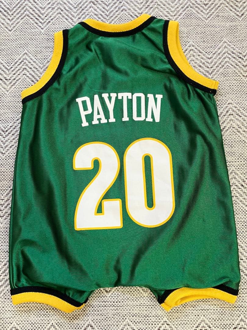 希少 NBA ゲイリー・ペイトン　SONICS ベビー　ユニフォーム　ロンパース