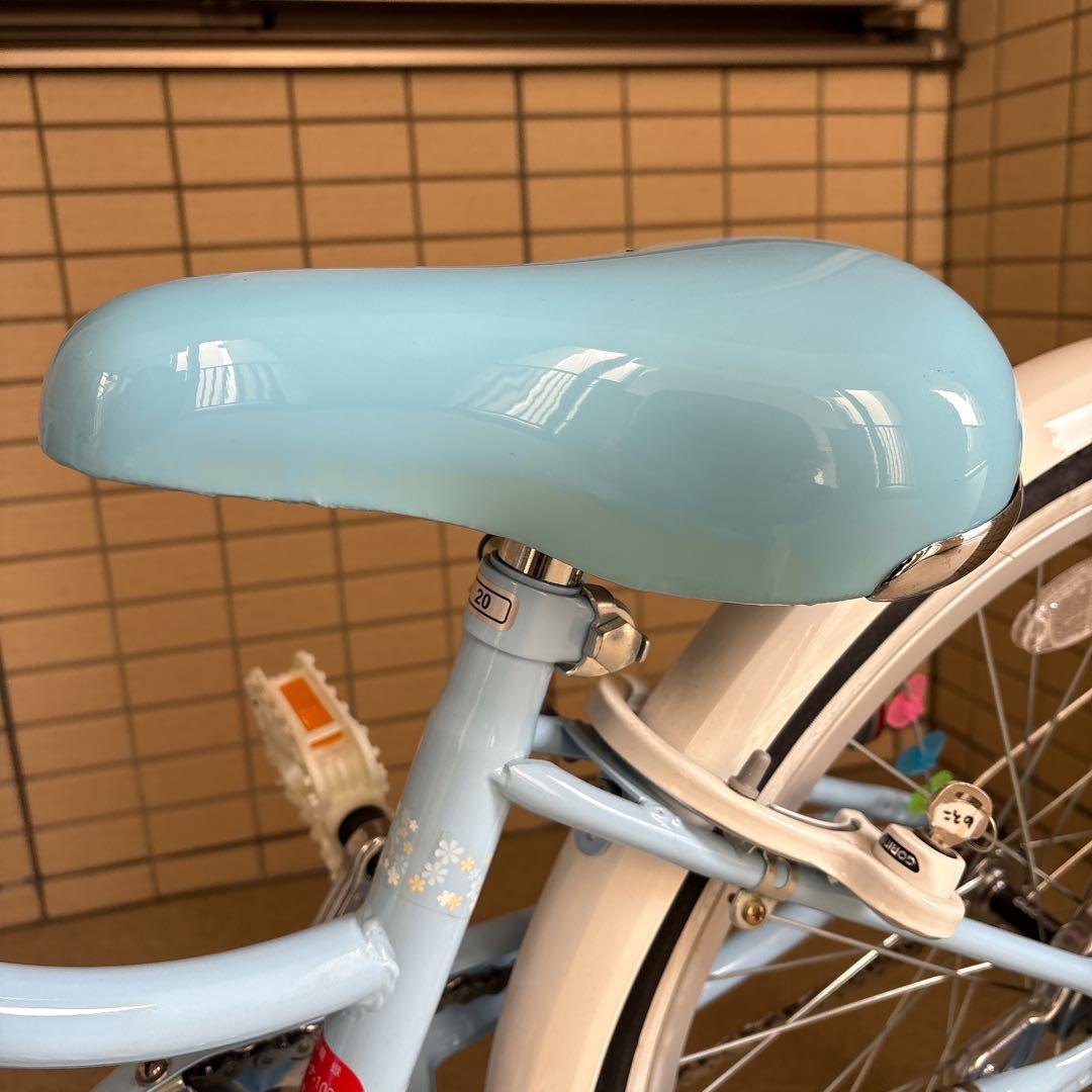 極美品 子供用 自転車　フェミニン オートライト 20インチ　手渡し