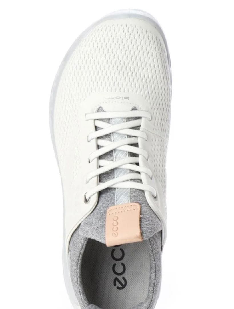新品タグ付き　ECCO ゴルフシューズ 25cm ホワイト