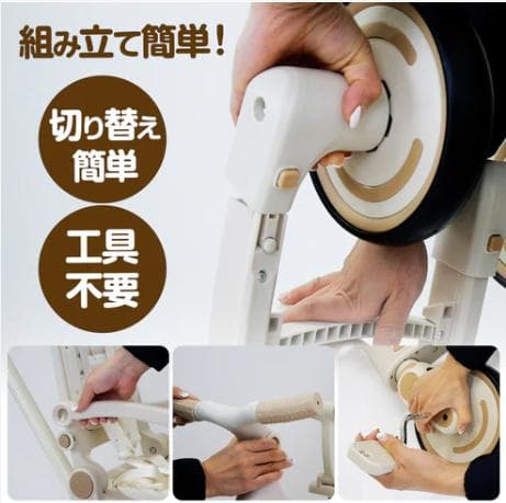 【新品未使用】赤色 7-in-1 変形手押し三輪車 1-5歳用