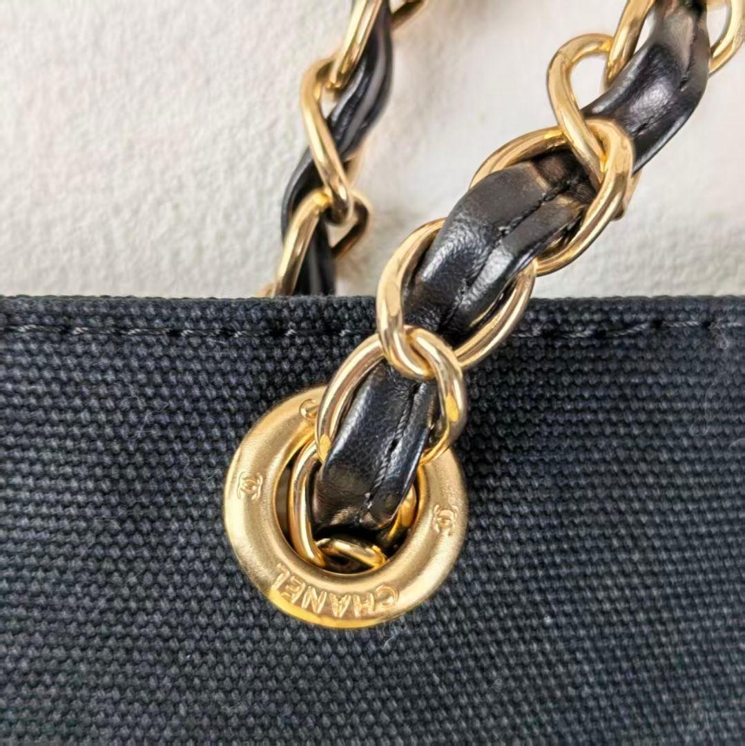 CHANEL ノベルティ　トートバッグ 黒c1a