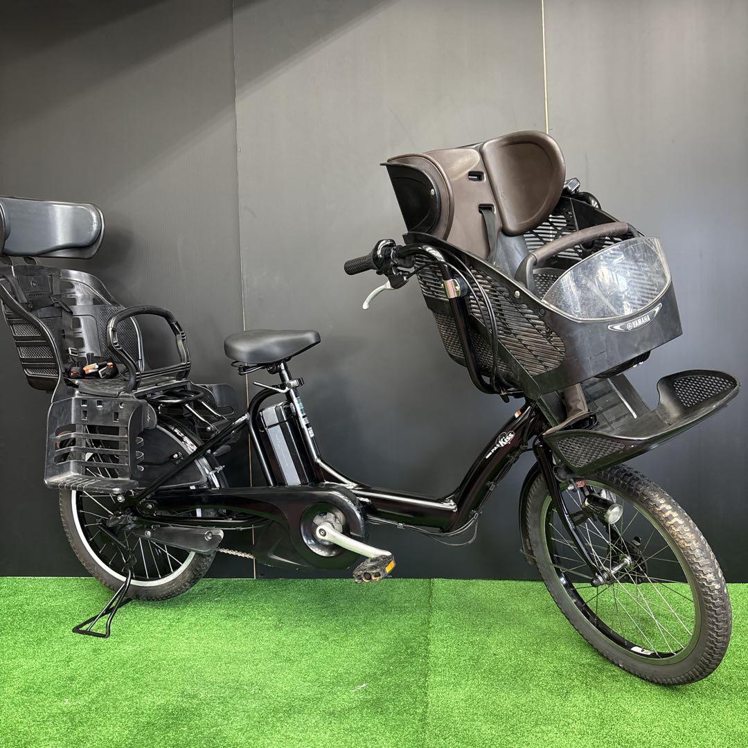 電動自転車 YAMAHA PAS kiss ブラック 3人乗り対応　32