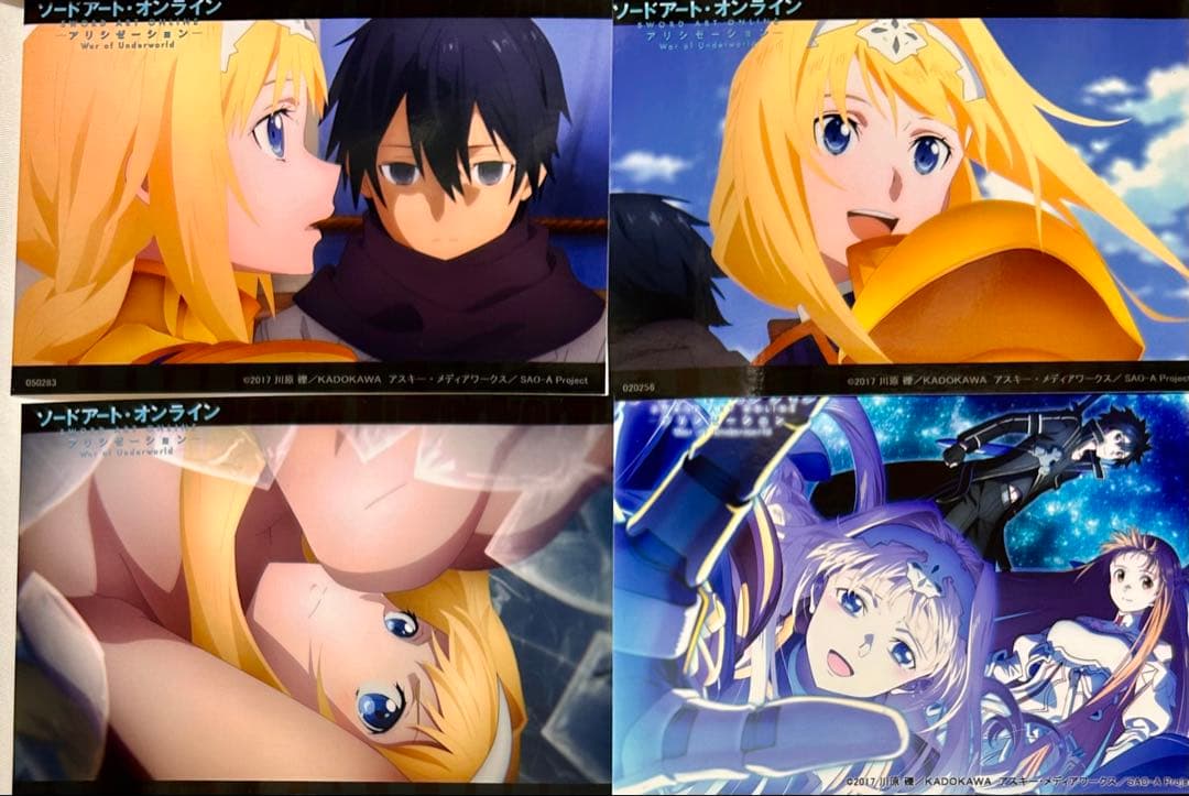 ソードアート・オンライン WoU ネットプリント アリス　まとめ売り