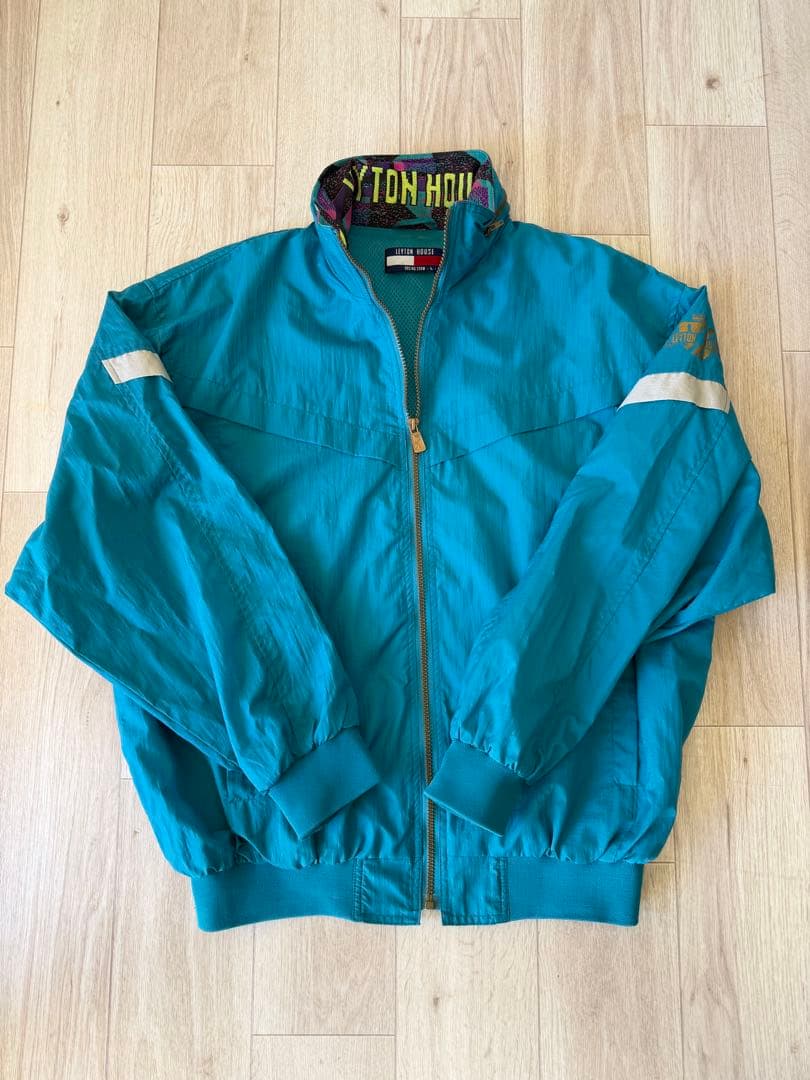 Leyton house 上下セットアップ ジャージ ブルー メンズL