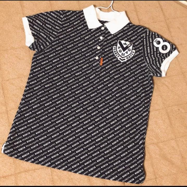 パーリーゲイツ PEARLY GATES 柄付きゴルフポロシャツ sizeS