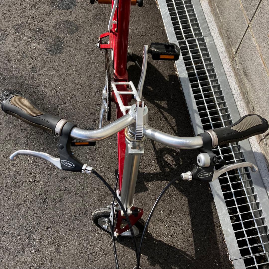CarryMe 折りたたみ自転車 レッド キャリーミー