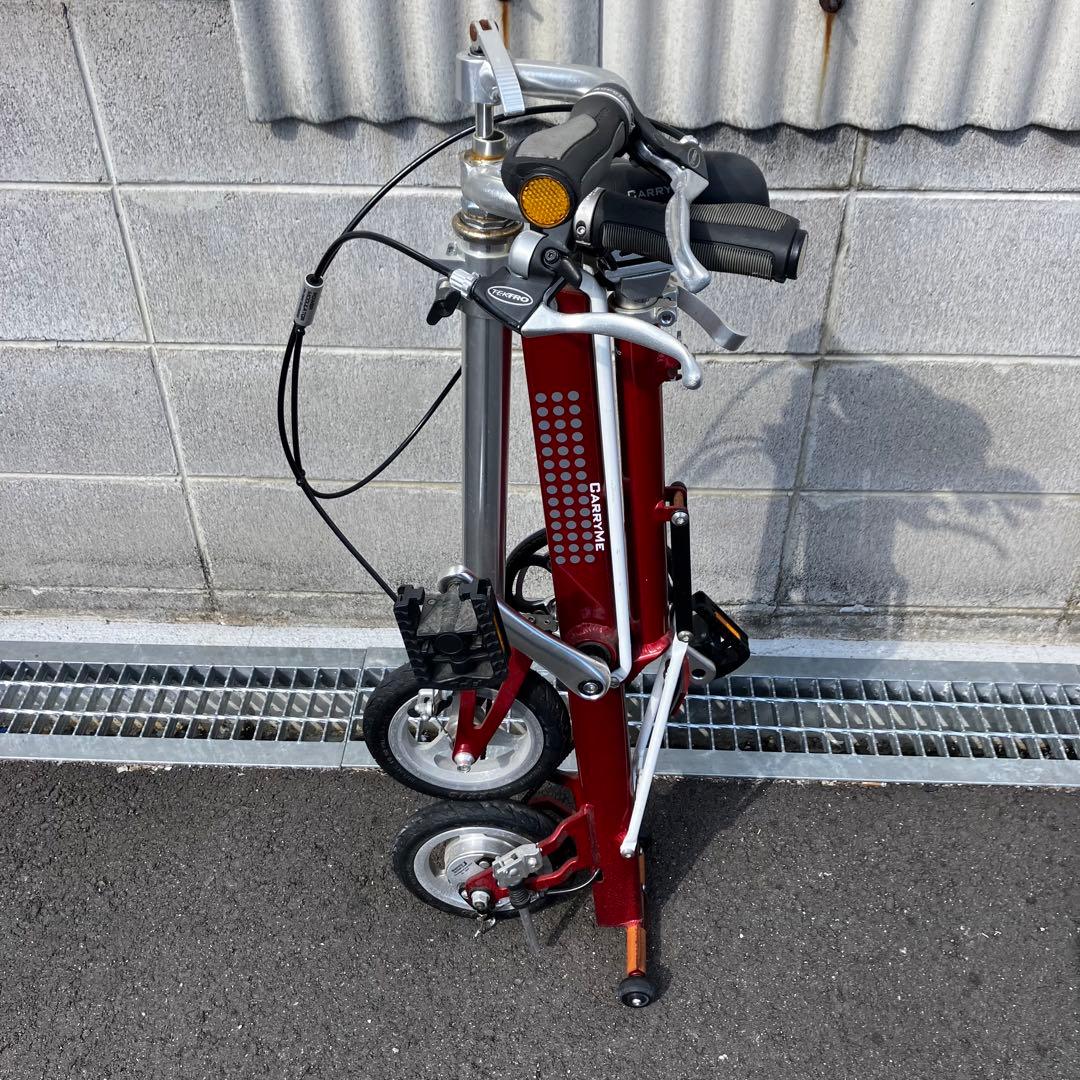 CarryMe 折りたたみ自転車 レッド キャリーミー