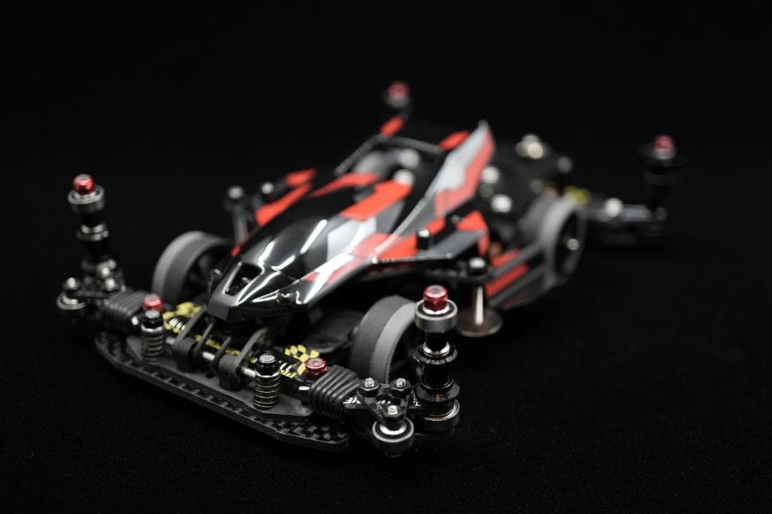 ミニ四駆 MSフレキ 完成マシン 紅機甲Ver. 海外優勝仕様