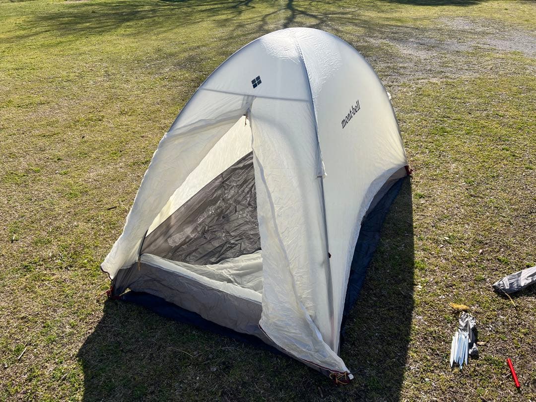 ステラリッジ2型　アイボリー　ロフト　グランドシート付きmont-bell 旧型