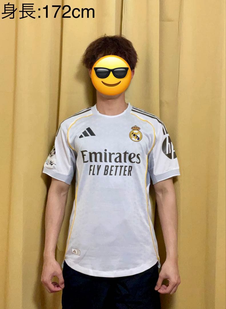 エンバペ #10 レアル・マドリード25/26 CL ユニフォーム L 選手用