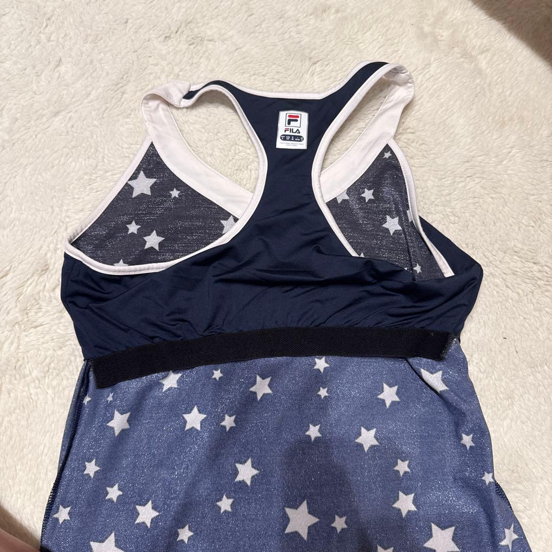 FILA 星柄 テニスウェア セットアップ