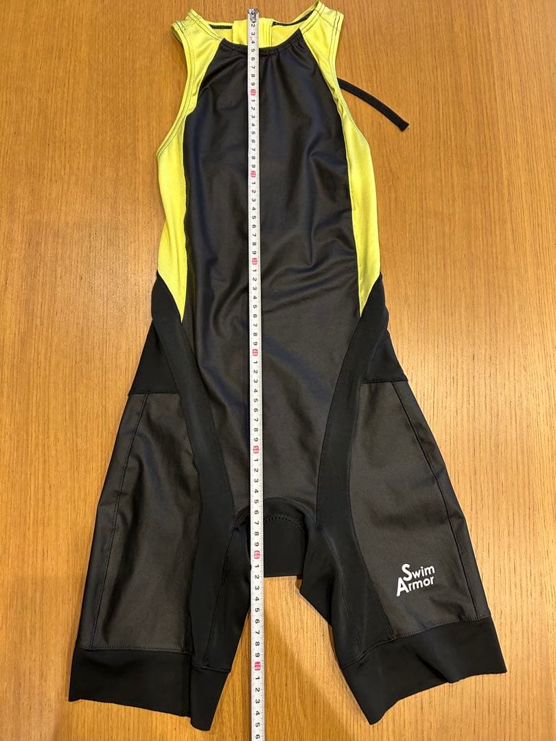 トライスーツ ジュニア キッズ Swim Armor 黒/黄