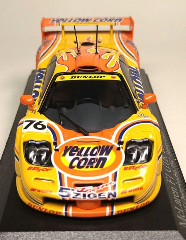 ★希少【ミニチャンプス】1/43 マクラーレンf1　GTR イエローコーン