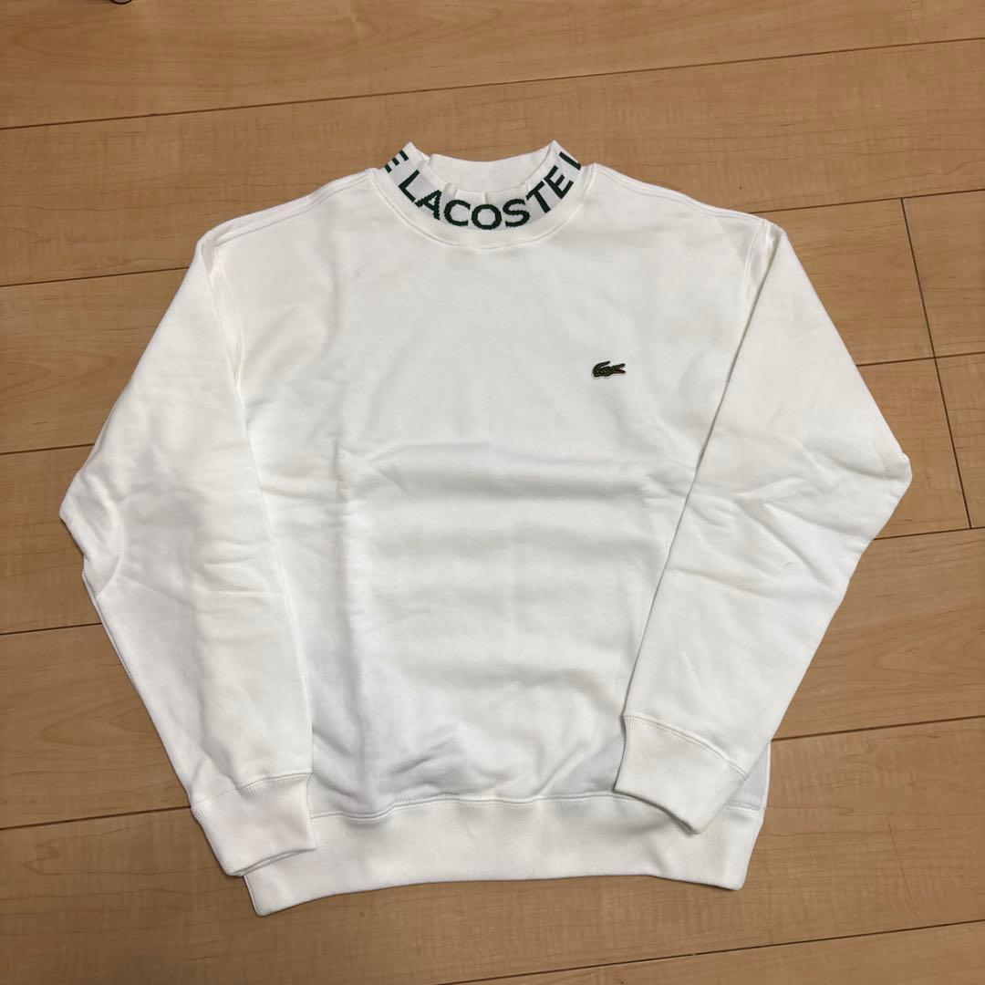 LACOSTE BEAMS GOLF ロゴ モックネック スウェットシャツ